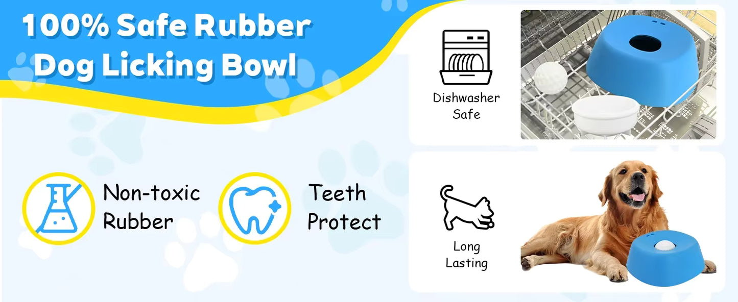 Calming Slow Feeder Dog Bowl