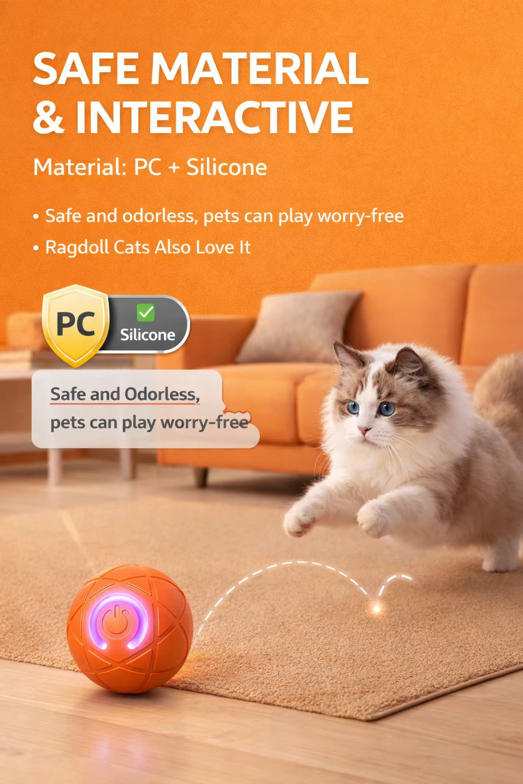 Interactive Pet Ball Toy