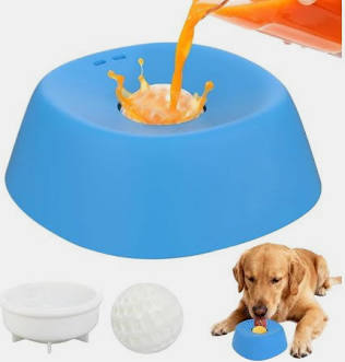 Calming Slow Feeder Dog Bowl